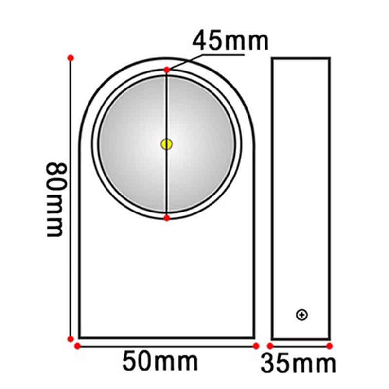 Applique murale LED KAZADUO AL50 – vue 4