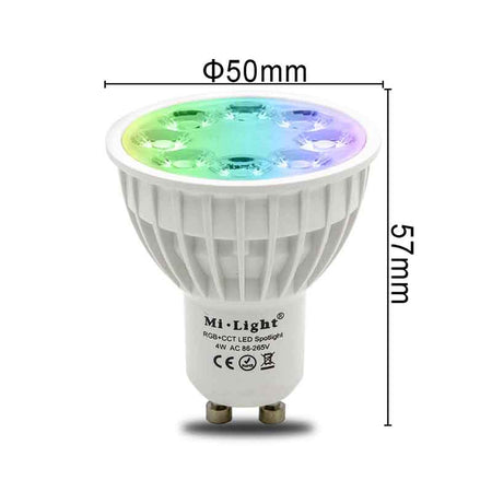 Ampoule LED GU10 ou MR16 KAZASPOT RGB/CCT – multicolore, 4 W – vue 5