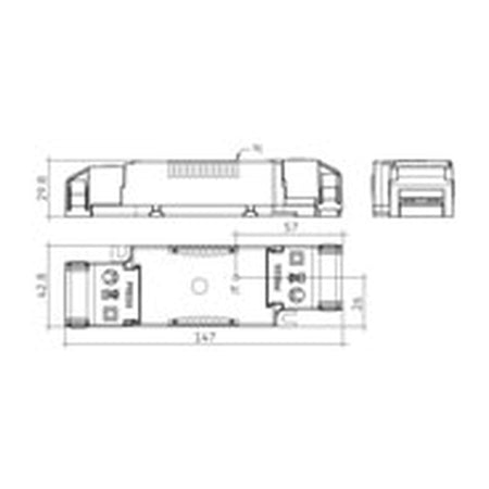Driver LED LC flexC SR SNC4 – 42 W – vue 2