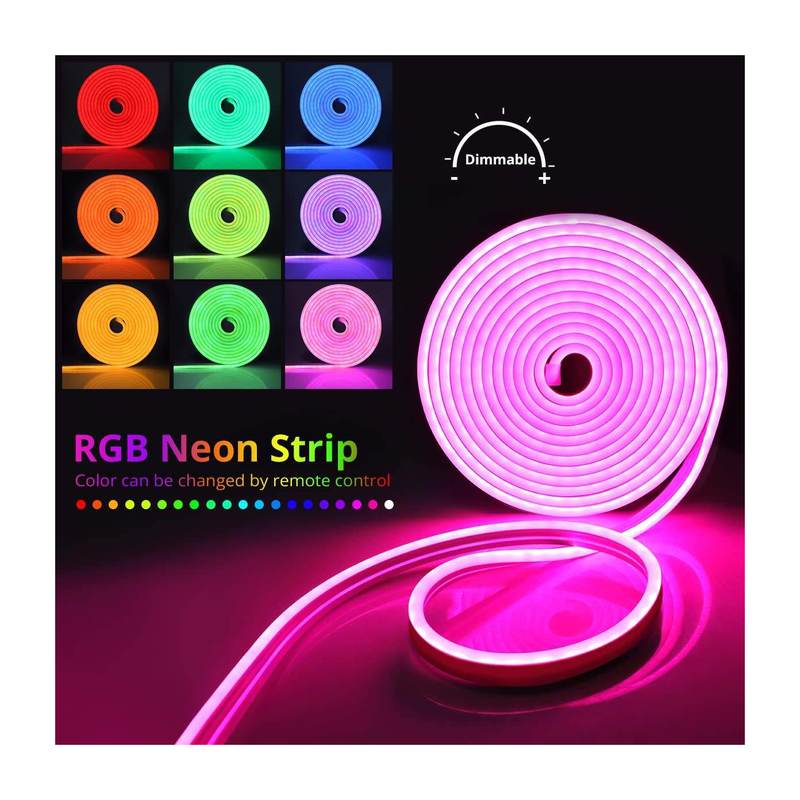 Kit néon flex LED KAZAFLEX – multicolore RGB, connecté Tuya – vue 1