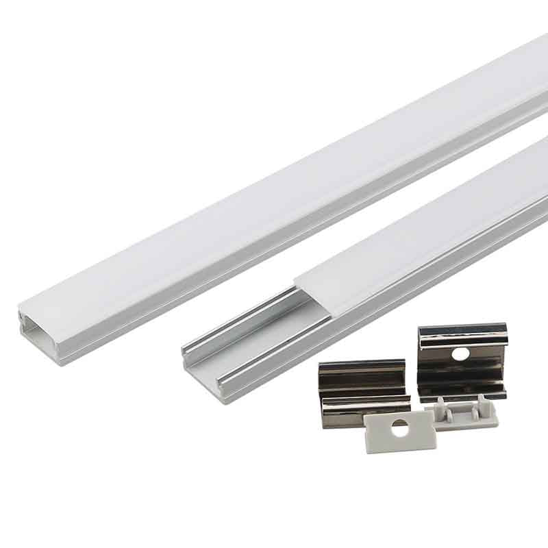 Profilé aluminium pour ruban LED LSP16-09/13 – en saillie, encastrable – vue 3