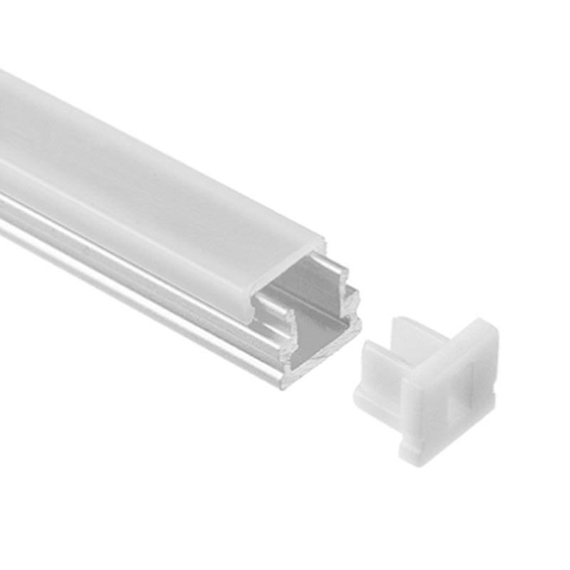 Profilé aluminium pour ruban LED LSP08-08A – vue 1