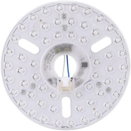 Plaque LED pour ventilateur de plafond – blanc réglable, 135 mm, 15 W – vue 1