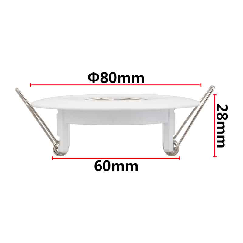 Collerette ronde SLF112 pour spot GU10 – Ø 80 mm – vue 5