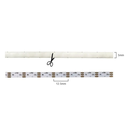 Ruban LED KAZASTRIP COB5MM SPI – 14 W/m, 5 V – vue 3