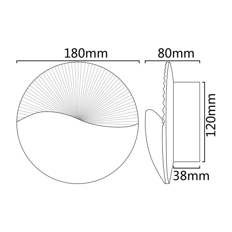 Applique murale extérieure LED KAZARADIUS – 9 W – vue 6
