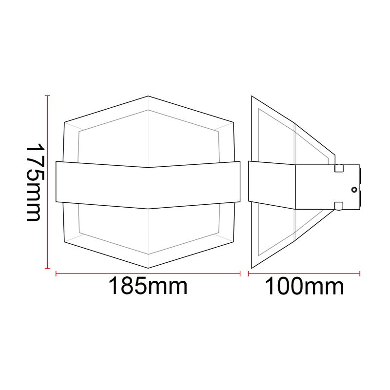 Applique murale extérieure LED KAZACOP G27 – 12 W – vue 5