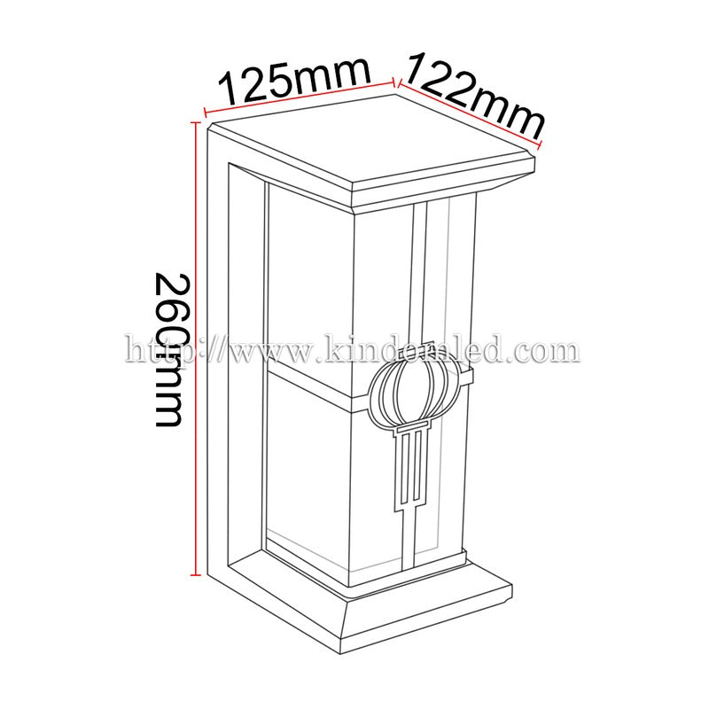 Applique murale extérieure LED KAZAJAP B30 – 12 W – vue 6