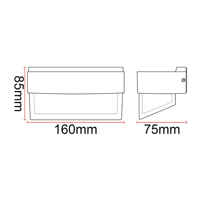 Applique murale extérieure LED KAZACOP G06 – 3 W – vue 5