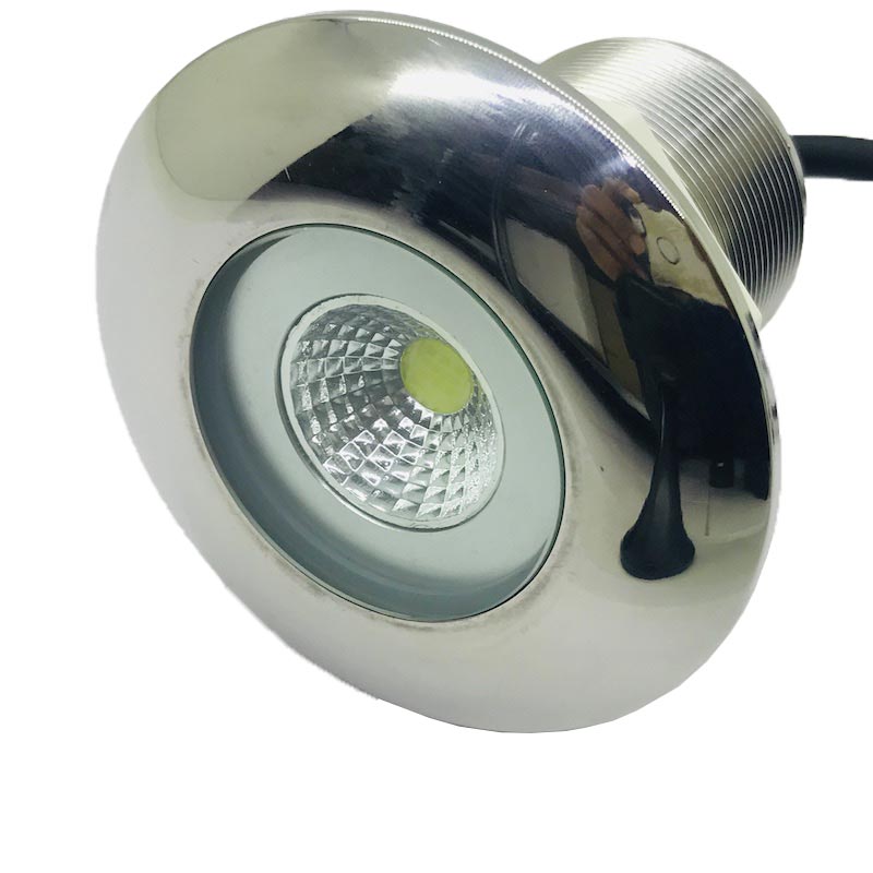 Ampoule LED de piscine HG-PL-10W-V – inox 316, blanc froid, 10 W, 12 V – vue 1