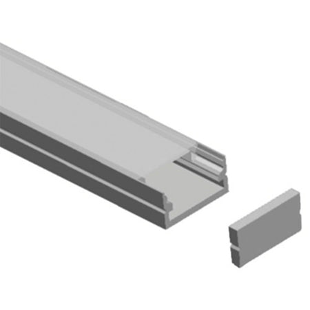 Profilé aluminium pour ruban LED LSP14-07 – vue 1