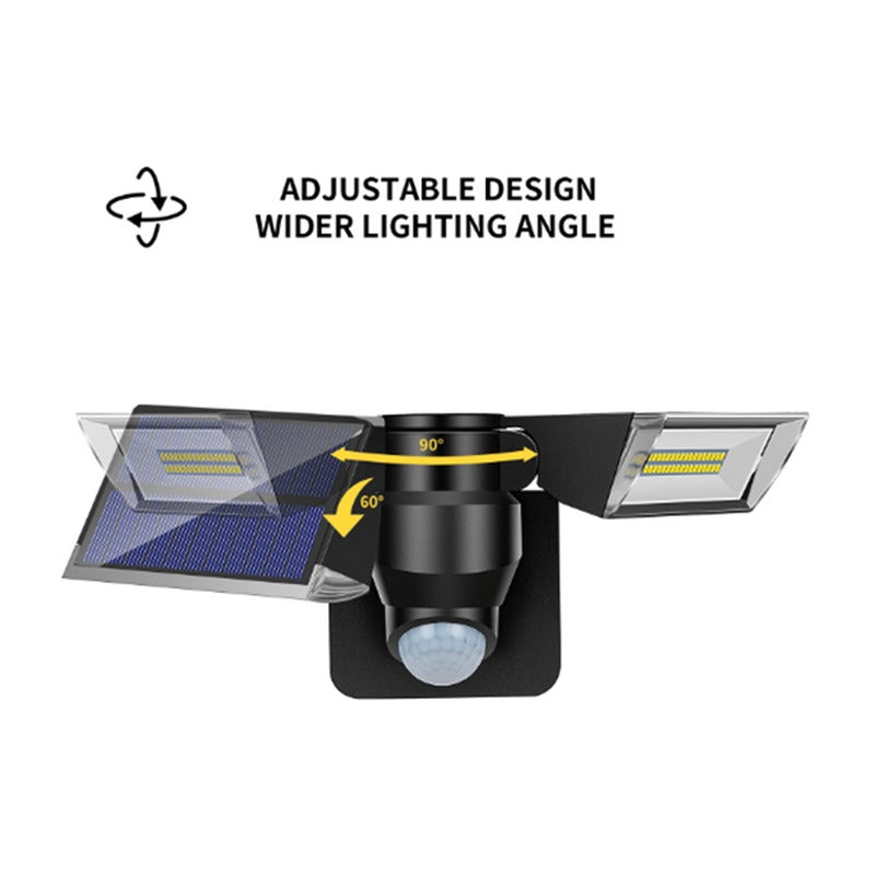 Applique murale solaire KAZATWIN L03 – détecteur de mouvement – vue 3