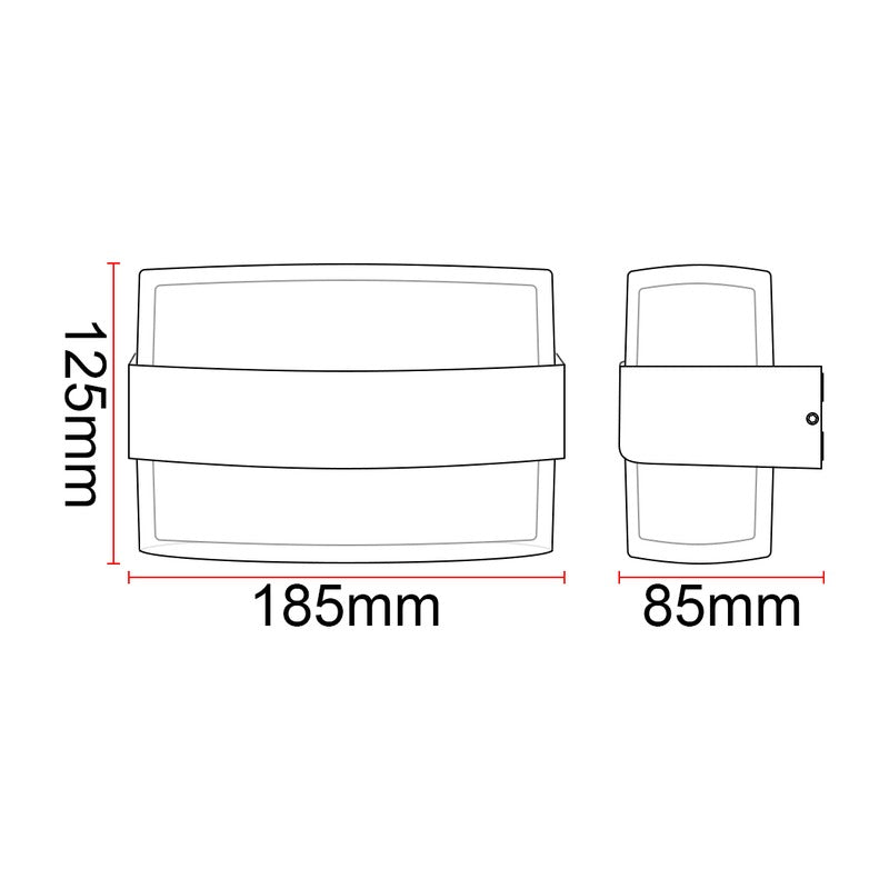 Applique murale extérieure LED KAZACOP G25 – 12 W – vue 5