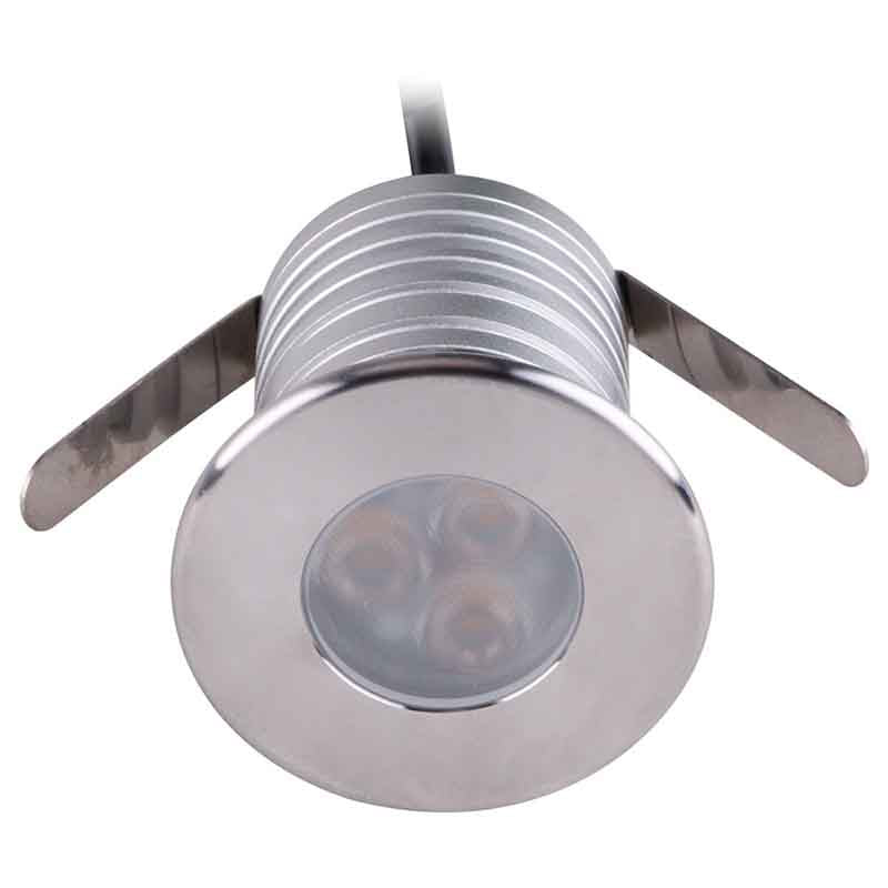 Spot encastré au sol LED KAZAUND DMX10 – IP68, 3 W, 12-24 V – vue 2
