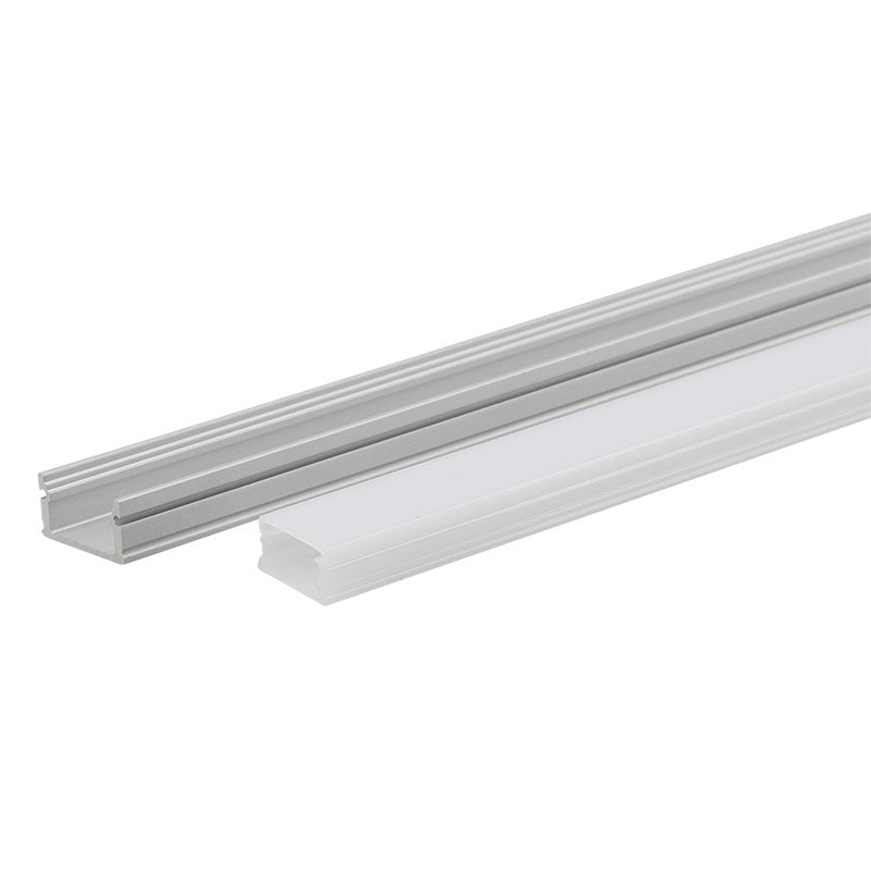 Profilé aluminium pour ruban LED LSP19/28-10 – en saillie, encastrable – vue 1