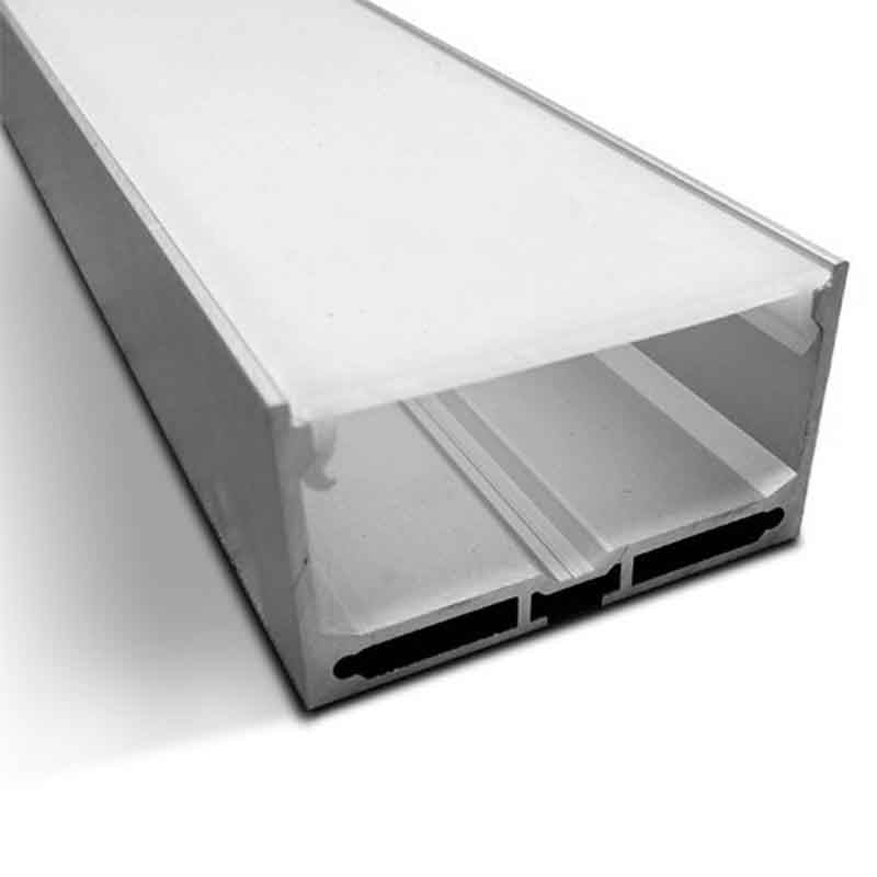 Profilé aluminium pour ruban LED LSP55/70-32 – vue 1