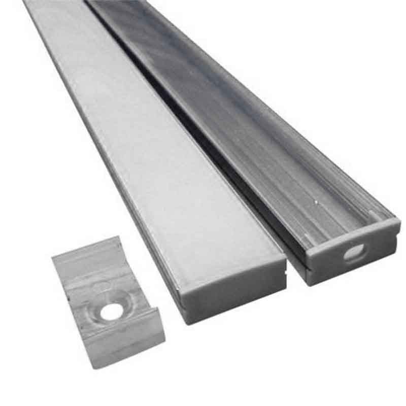 Profilé aluminium pour ruban LED LSP23.5/30-10 – en saillie, encastrable – vue 1