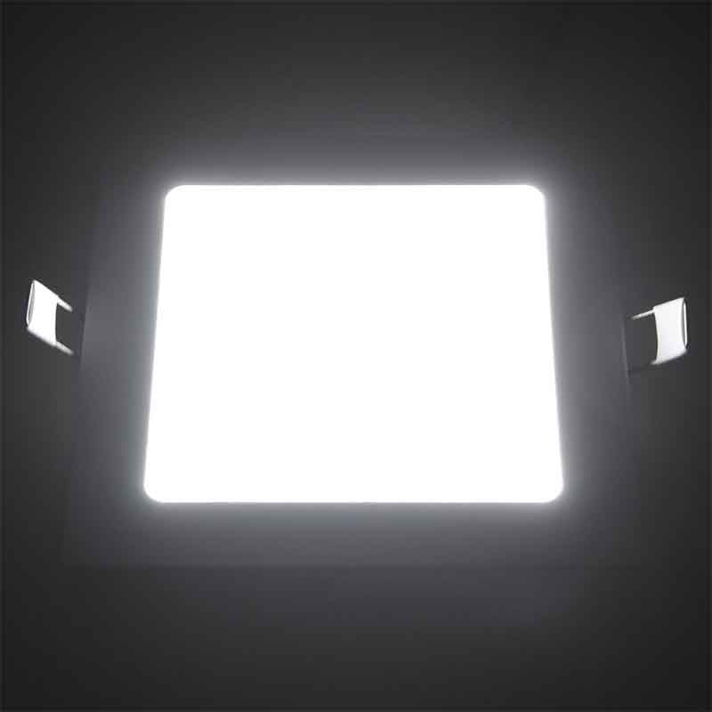 Spot encastrable LED KAZADOWN Carré – carré, dimmable – vue 2