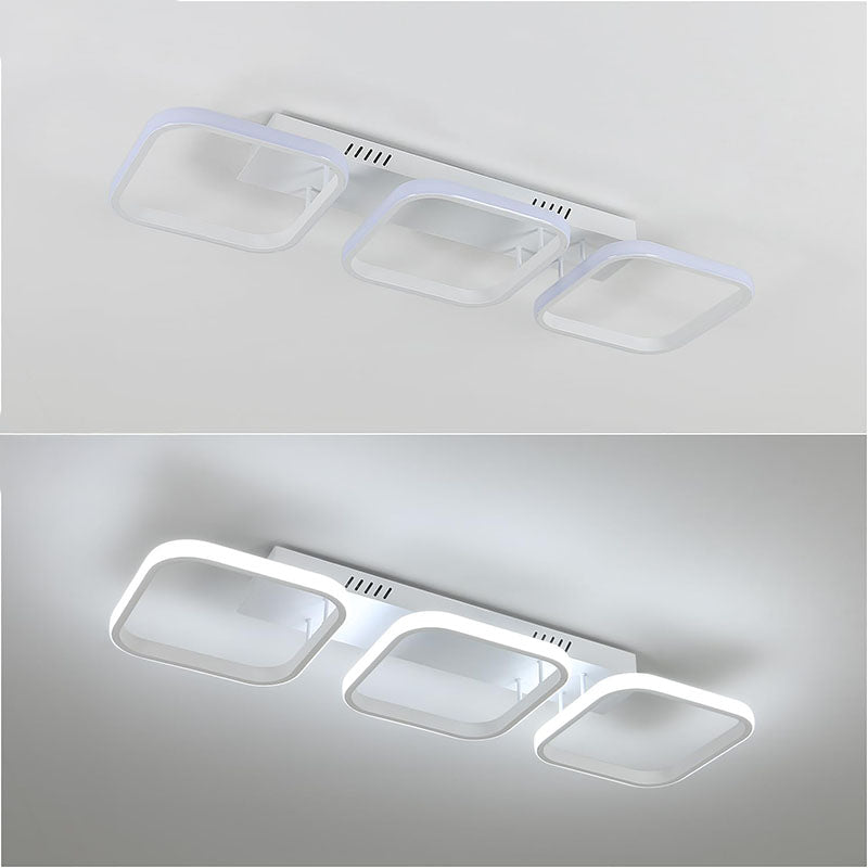 Plafonnier LED KAZAHALO S – carré, 16 W – vue 3