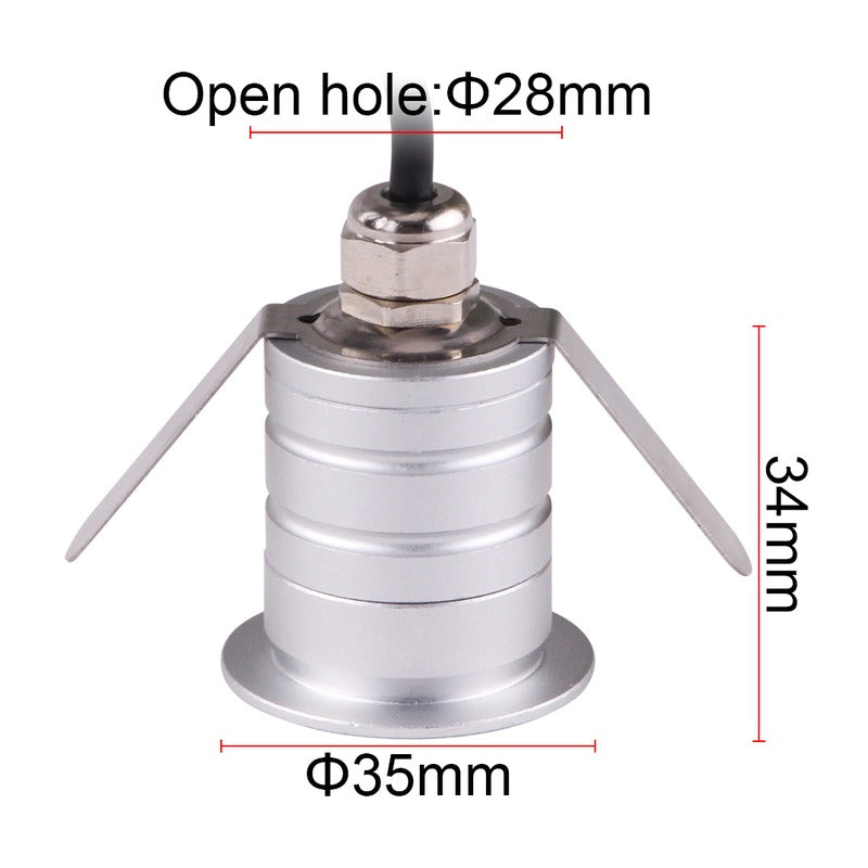 Spot encastré au sol LED KAZAUND DMX05 – IP67, 1 W – vue 4