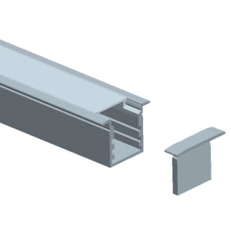 Profilé aluminium pour ruban LED LSP14/20-15 – en saillie, encastrable – vue 3