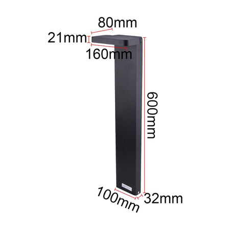 Borne extérieure LED KAZATOP S – 7 W – vue 3