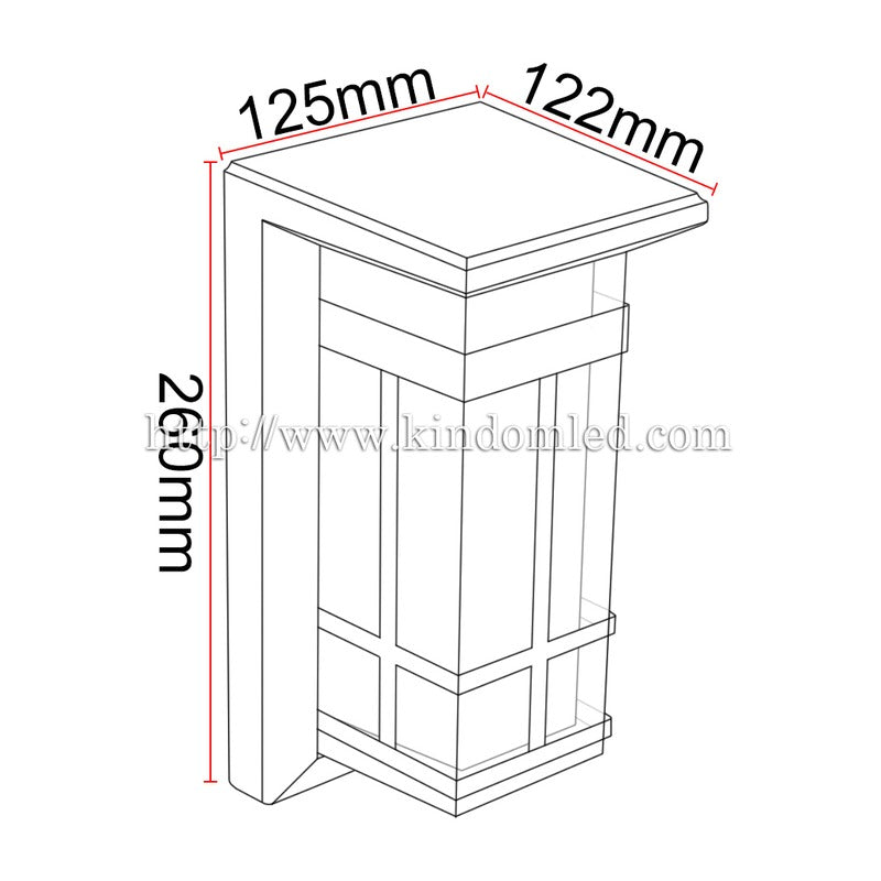Applique murale extérieure LED KAZAJAP B33 – 12 W – vue 6