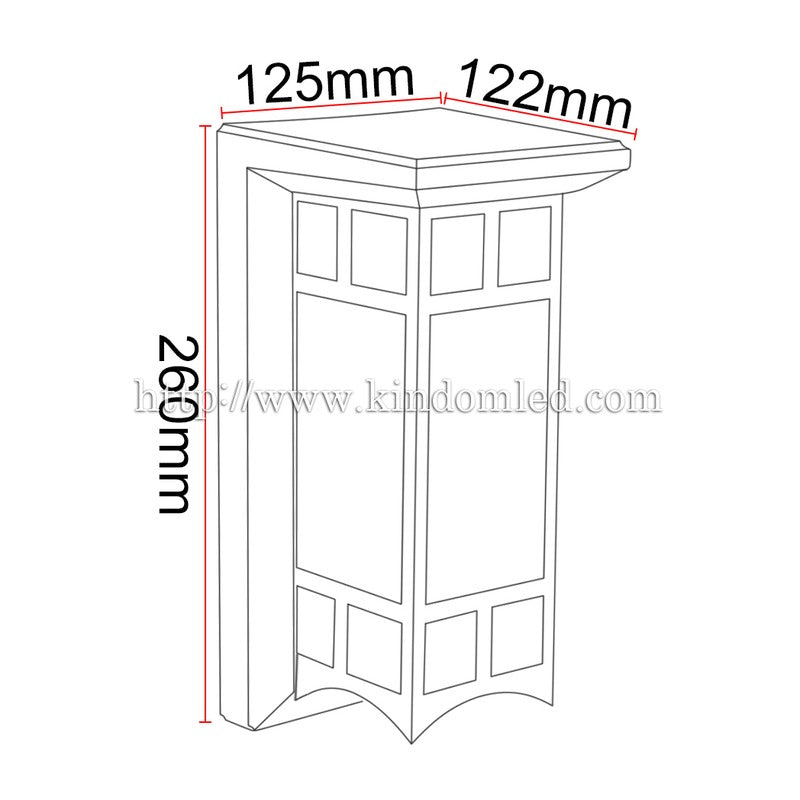 Applique murale extérieure LED KAZAJAP B32 – 12 W – vue 6
