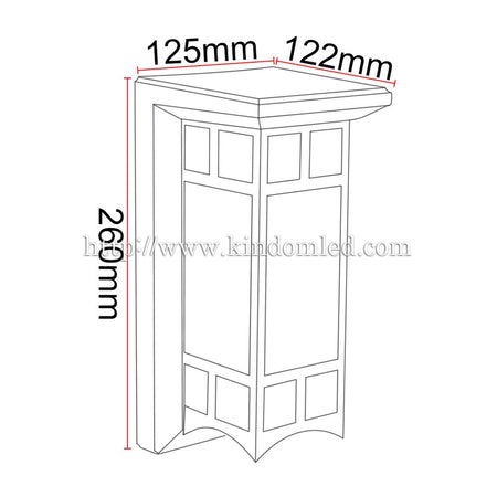 Applique murale extérieure LED KAZAJAP B32 – 12 W – vue 6