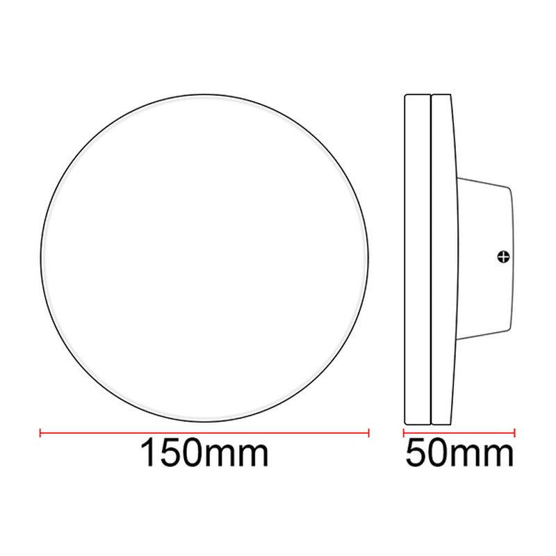 Applique murale extérieure KAZASUN R – ronde, 12 W – vue 6