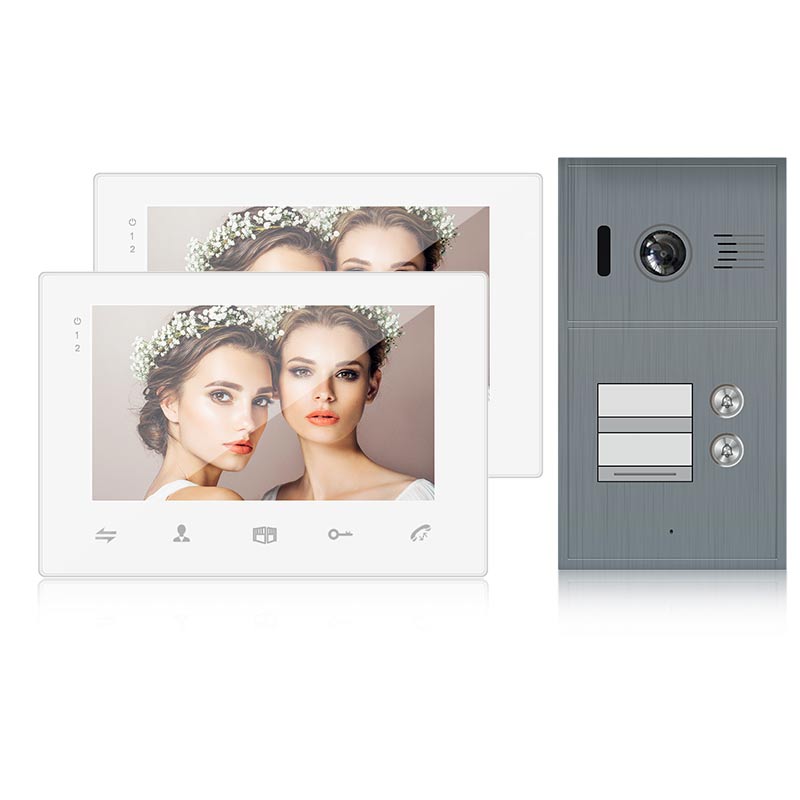 Écran vidéophone 7" DL-82707EM – bus 2 fils, carte SD – vue 1