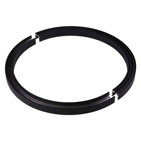 Profilé aluminium en arc pour ruban LED KAZARC R – noir – vue 3