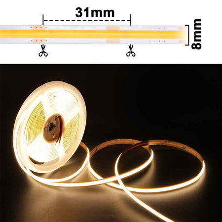 Ruban LED KAZASTRIP COB8MM NVD – étanche IP67 – vue 4