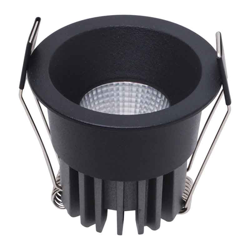 Spot encastrable LED KAZACEIL DL8 – noir, dimmable triac – vue 1