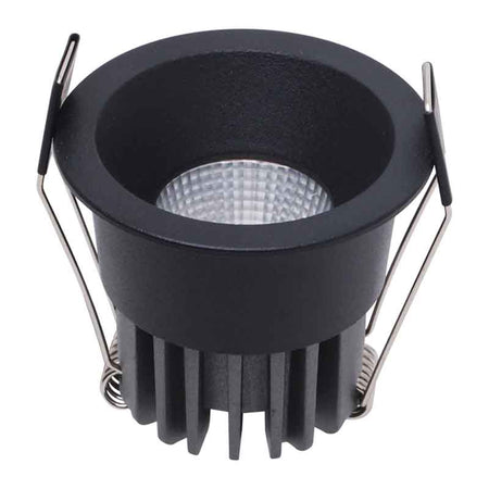 Spot encastrable LED KAZACEIL DL8 – noir, dimmable triac – vue 1