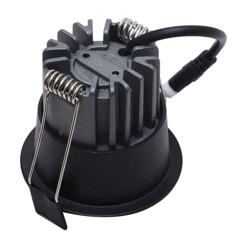 Spot encastrable LED KAZACEIL DL8 – noir, dimmable triac – vue 4