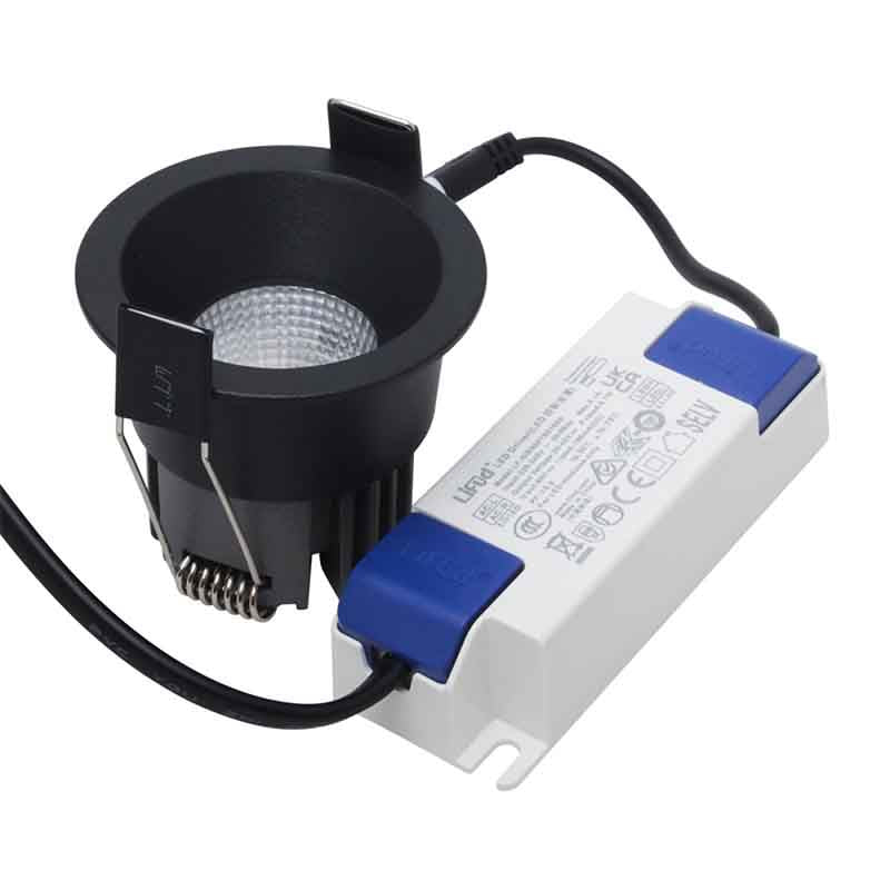 Spot encastrable LED KAZACEIL DL8 – noir, dimmable triac – vue 5