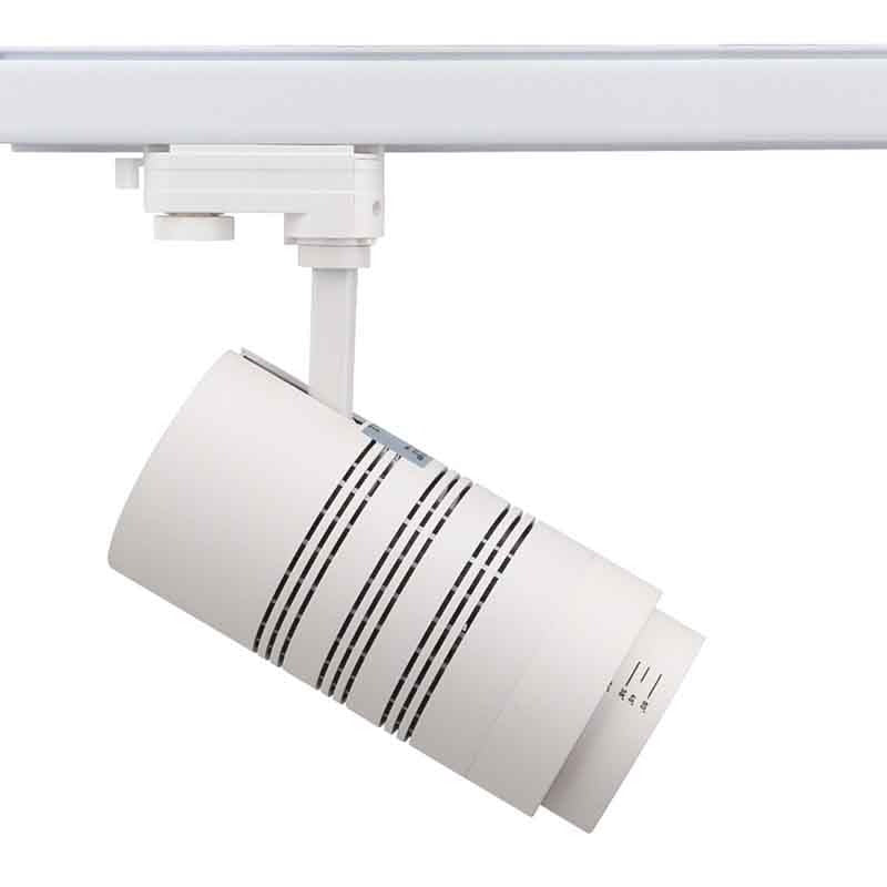 Spot sur rail LED KAZATRACK III – zoom, noir, dimmable – vue 1