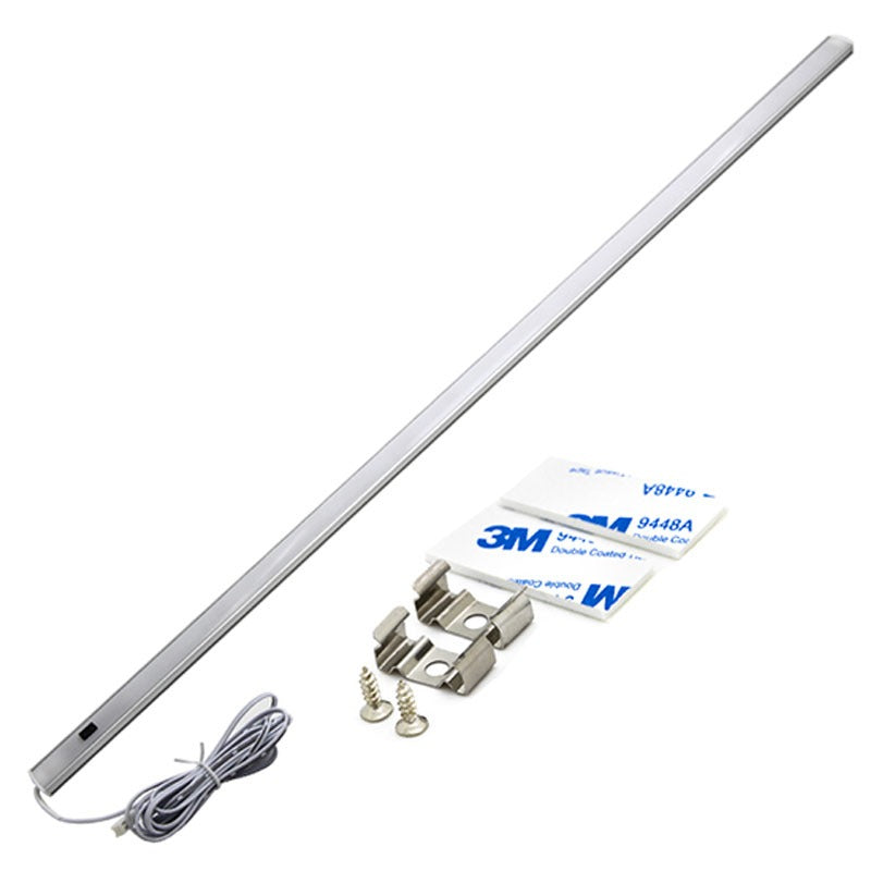 Barre LED KAZABAR LCL – 600 × 18 mm, en saillie, 8 W – vue 1