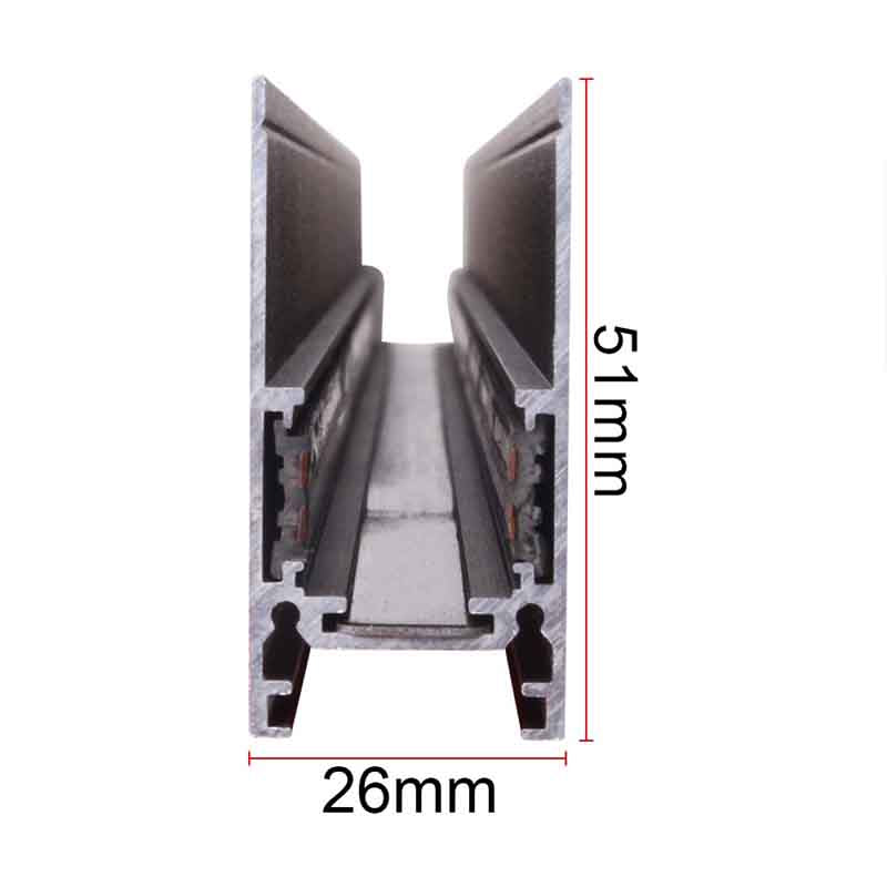 Rail magnétique KAZATRACK M – blanc – vue 4