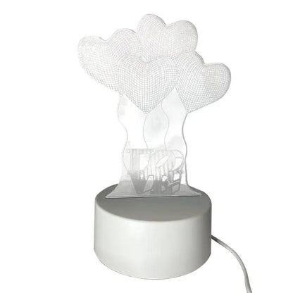 Lampe de chevet Acrylique KAZAHEART CCT kazaled