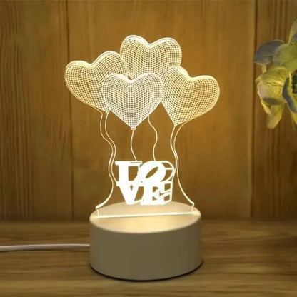 Lampe de chevet Acrylique KAZAHEART CCT kazaled