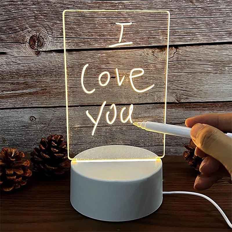 Lampe de chevet KAZASQUARE 1 – acrylique, blanc réglable, 3 W – vue 2