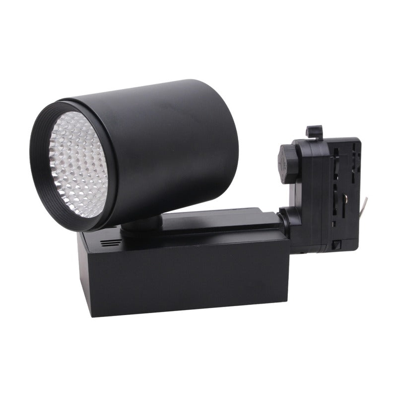 Spot sur rail LED KAZATRACK A – aluminium, dimmable, Swing Arm – vue 2