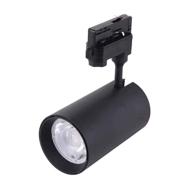 Spot sur rail LED KAZATRACK B – noir – vue 1