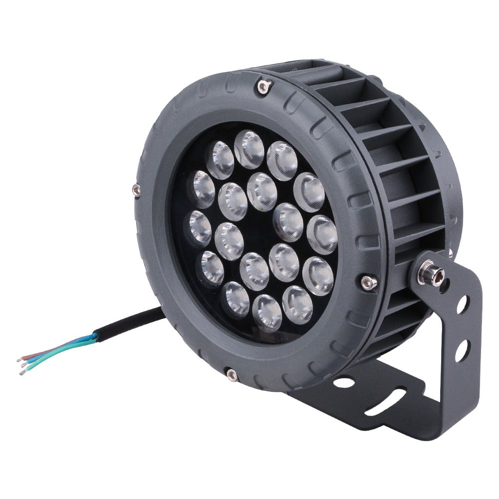 Projecteur de façade LED KAZAROUND FLT01 – gris, 9 à 48 W – vue 1