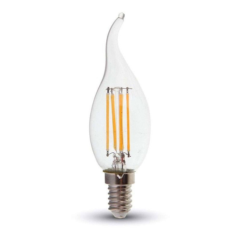 Ampoule LED filament flamme KAZAFIL C35 – dimmable, fleur, 4 W – vue 1