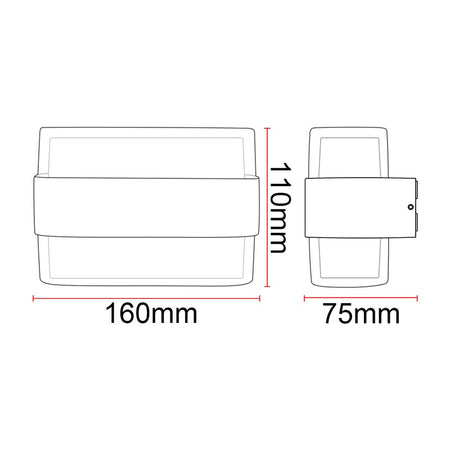 Applique murale extérieure LED KAZACOP G22 – 6 W – vue 5