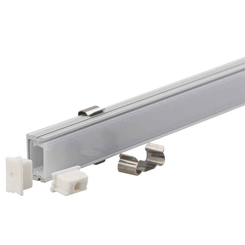 Profilé aluminium pour ruban LED LSP19/28-10 – en saillie, encastrable – vue 4