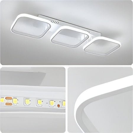 Plafonnier LED KAZAHALO S – carré, 16 W – vue 4